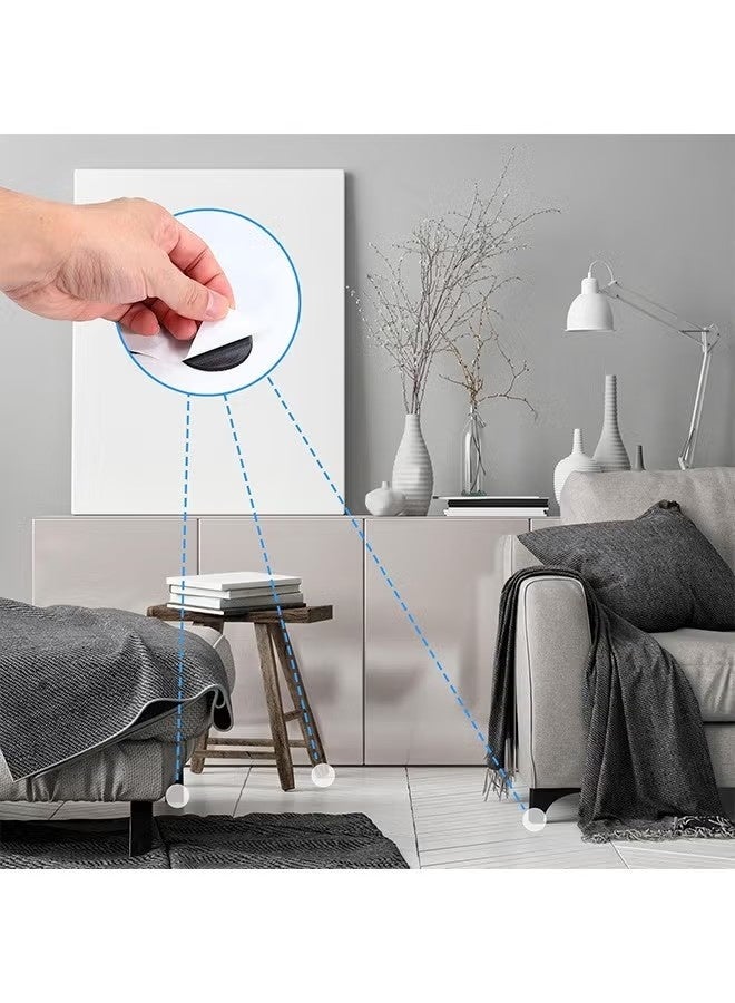 90PCS Anti-Slip Furniture Pads Self-Adhesive Rubber Feet – Round Chair Leg Floor Protectors with Noise Reduction for Hardwood, Tile, Laminate & Carpet Floors - Image 3